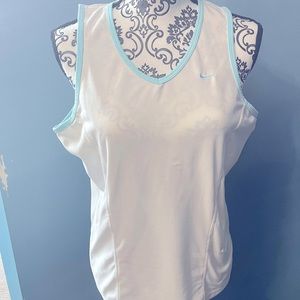 Nike dri fit white tank top